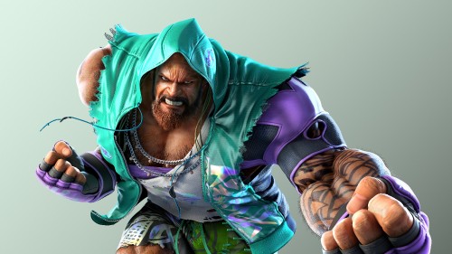 Image king, purple, smile, video games, Tekken 7 Ultimate Tekken Bowl