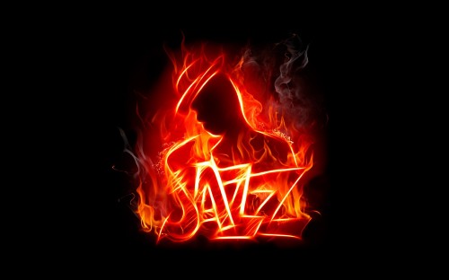 Image jazz, Saxophone, flame, heat, fire