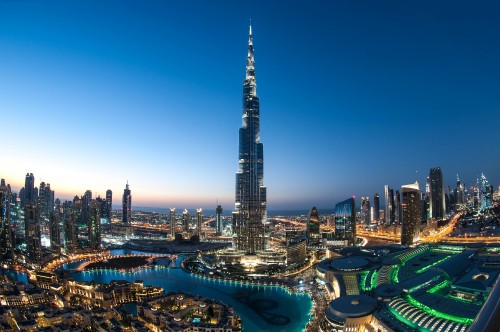 Image city skyline during night time