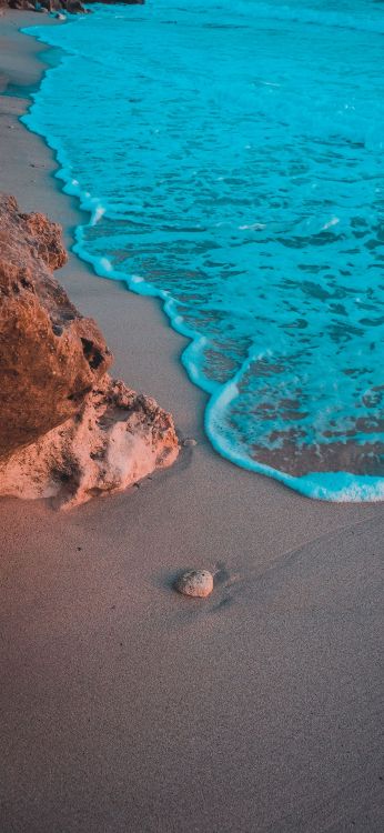 Mer, Eau, Sand, Azure, Corps de L'eau. Wallpaper in 1080x2340 Resolution