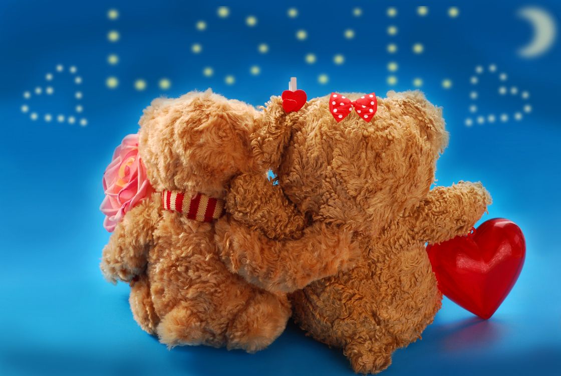 Valentines Tag, Teddybär, Stofftier, Plüsch, Spielzeug. Wallpaper in 3872x2592 Resolution