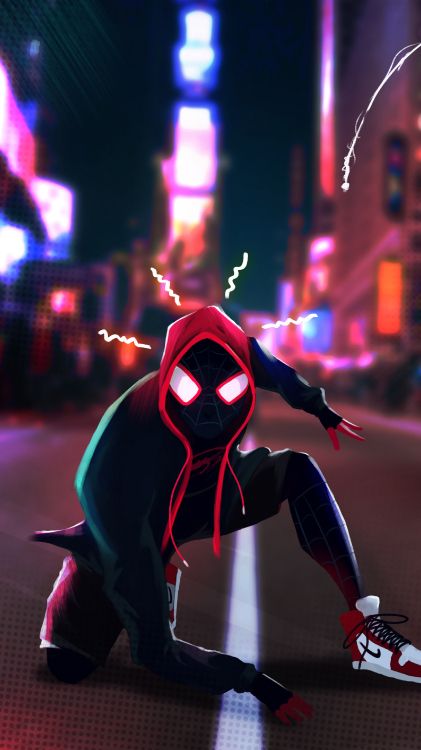 Miles Morales Sentidos Arácnidos, Millas Morales, Spider-man, Maravillas Del Hombre Araña Millas Morales, Marvels Spider-Man. Wallpaper in 2160x3840 Resolution