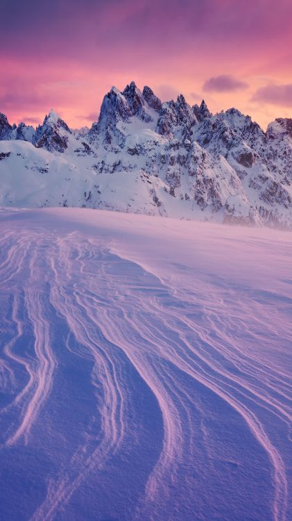 Atmosphère, Neige, L'écorégion, Paysage Naturel, Pente. Wallpaper in 2160x3840 Resolution