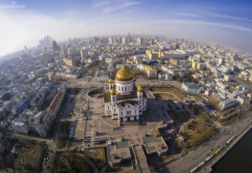 Image aerial view of city during daytime