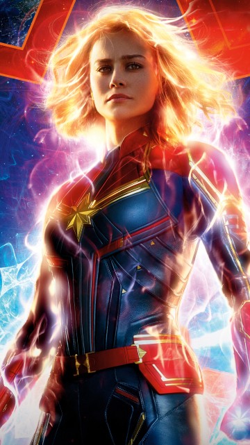 Image woman in black leather jacket