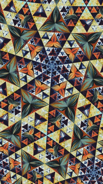 Image blue white and brown textile