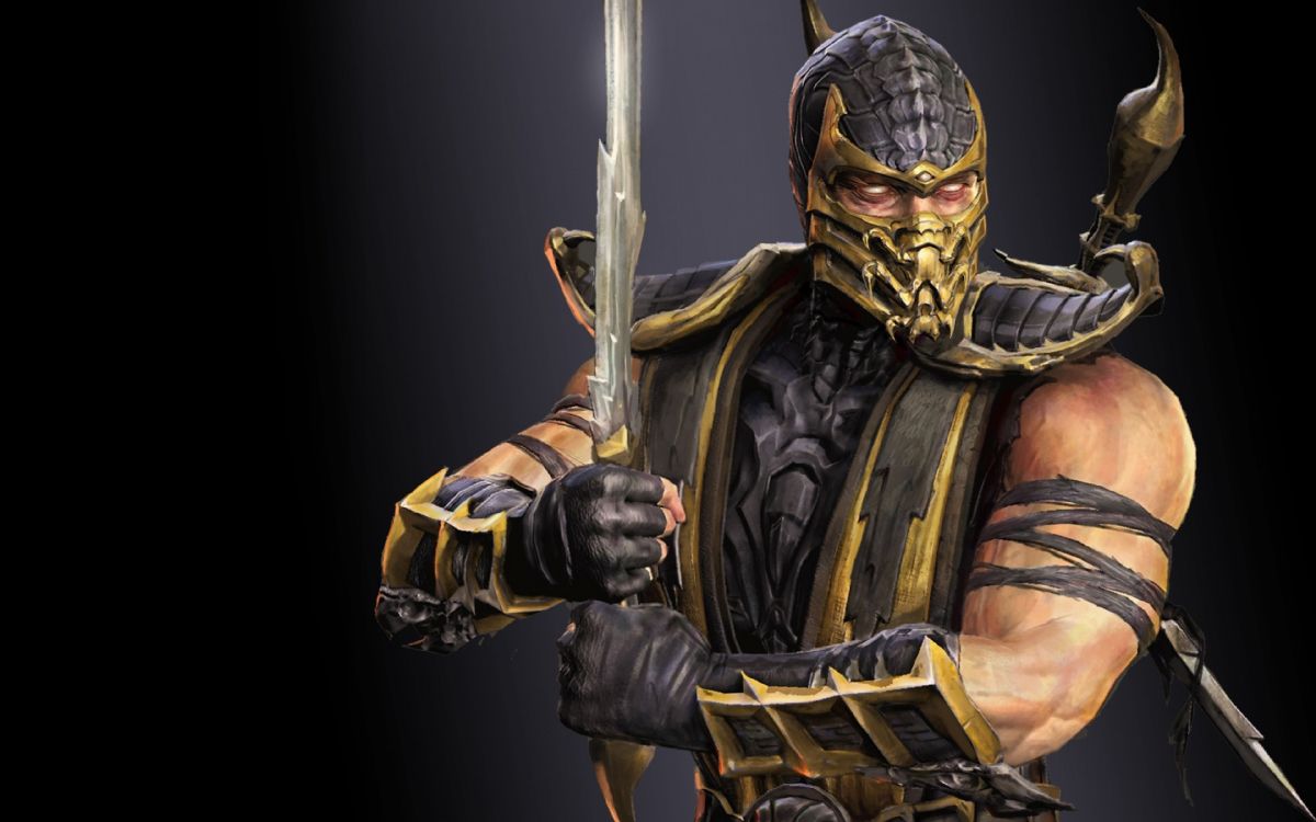Mortal Kombat, Mortal Kombat x, Escorpión, Figura de Acción, Supervillano. Wallpaper in 3840x2400 Resolution