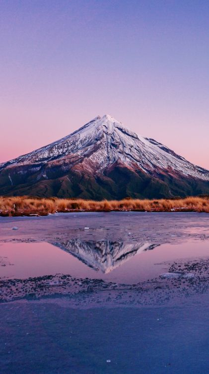 Lac Mont Taranaki, Mont Taranaki, Mont Ruapehu, Gamme de Boîtes, Gisborne. Wallpaper in 2104x3740 Resolution