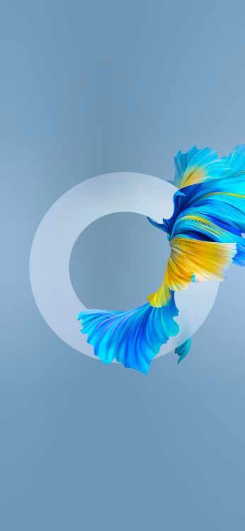 Huawei Mate 40 Pro, 华为伴侣40, 智能手机, 色彩, 羽毛 壁纸 1420x3073 允许
