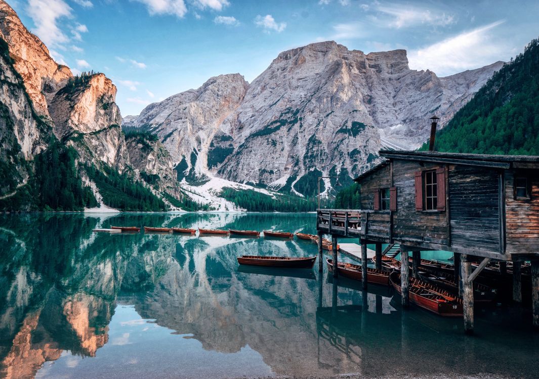 Dolomitas, Adjuntar Jrv, Lago de Saurios, Braies Dolomitas, Lago Misurina. Wallpaper in 5684x4000 Resolution