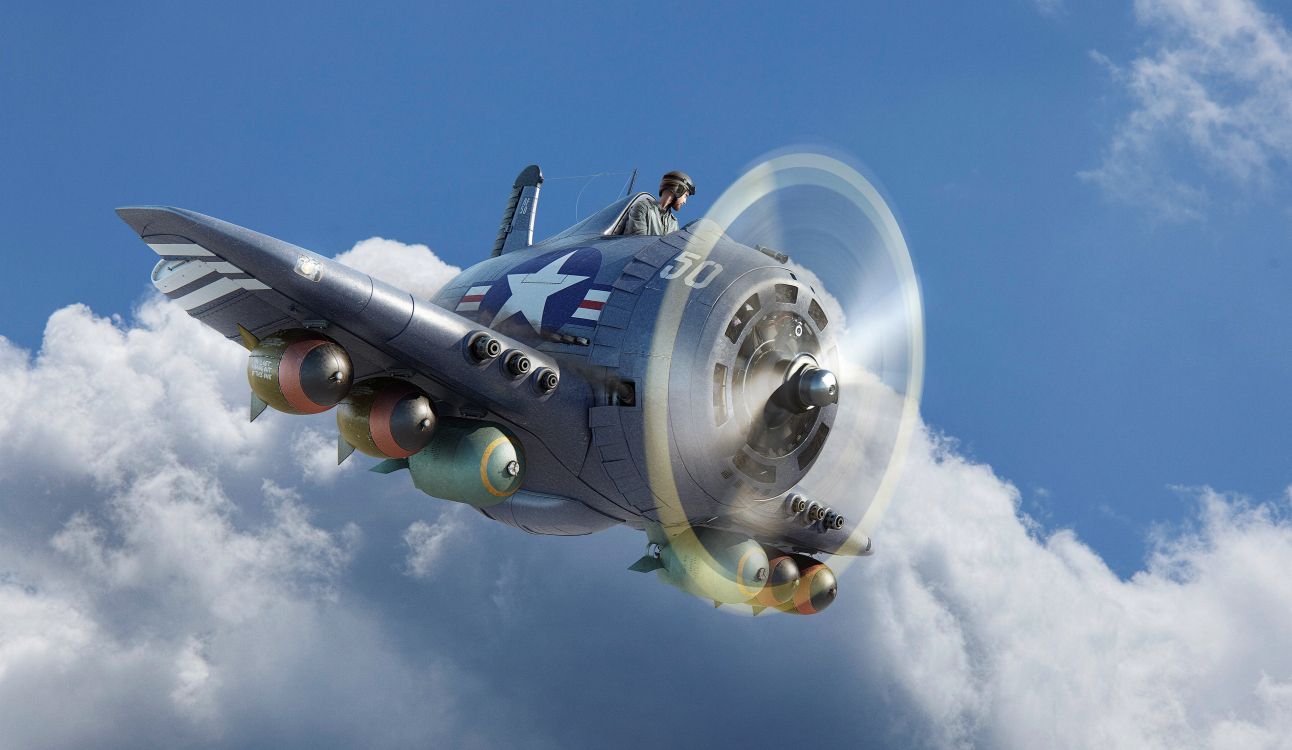 Avion à Réaction Gris et Jaune Dans Les Airs. Wallpaper in 3840x2229 Resolution