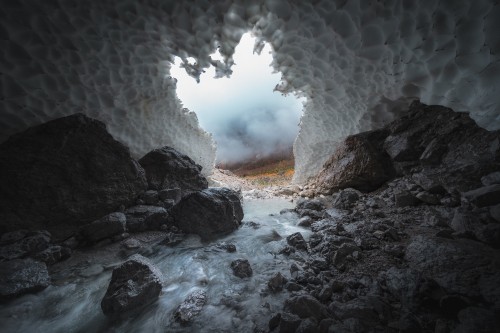 Image cave, formation, rock, coastal and oceanic landforms, cloud