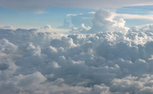 Image white clouds and blue sky during daytime