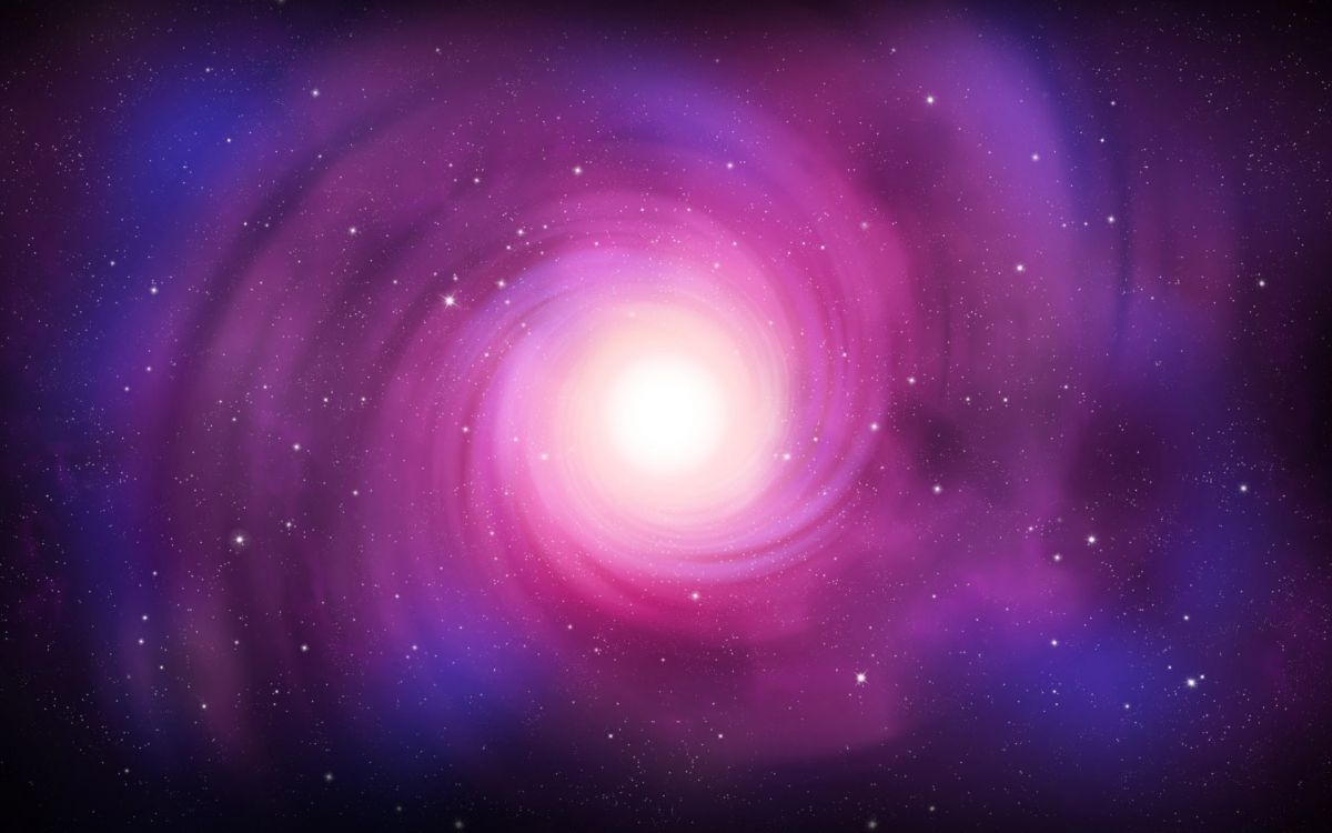 Purple and Blue Galaxy Illustration. Wallpaper in 1920x1200 Resolution