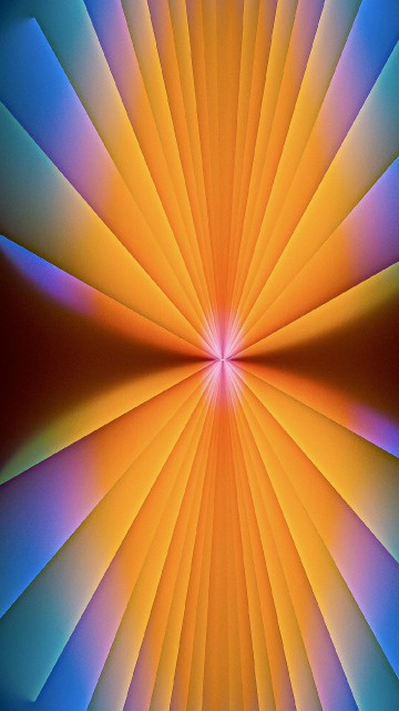 Image fractal art, art, light, colored, animation