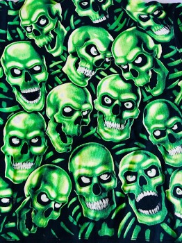Green skull hoodie supreme clearance