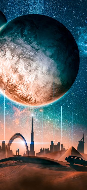 气氛, 光, 性质, 建筑, 天文学对象 壁纸 1890x4096 允许