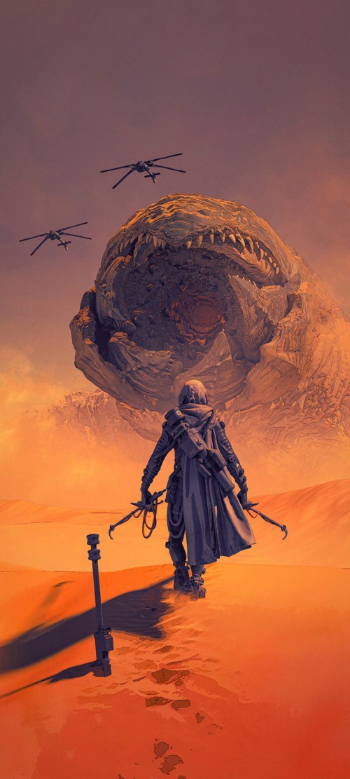 Image dune pascal blanche, dune, painting, art, poster