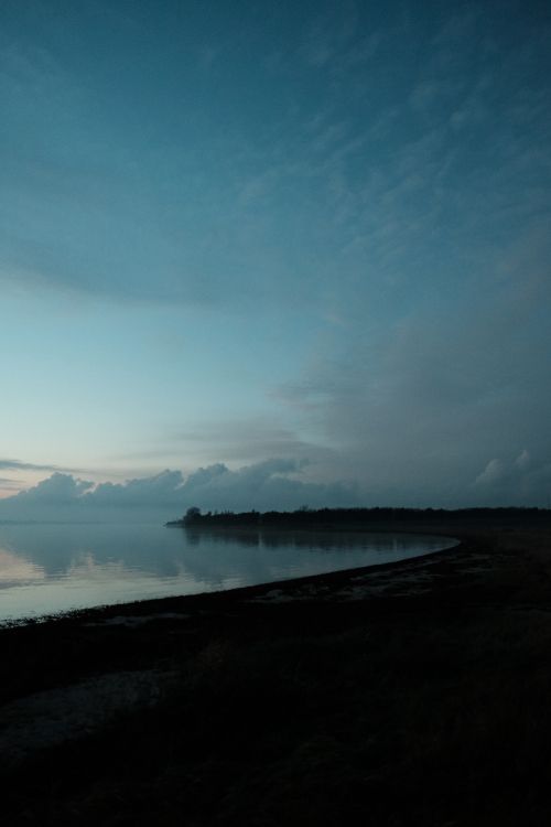 water, horizon, blue, morning, coast