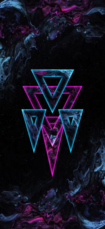 Blau Violett, Purpur, Veilchen, Blau, Visual Arts. Wallpaper in 1407x3045 Resolution