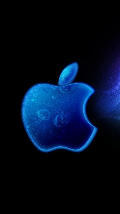 Image apple, blue, azure, electric blue, graphics