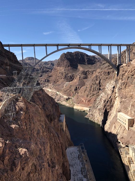 Las Vegas, USA, Hoover-Staudamm, Colorado River, Brücke. Wallpaper in 2854x3804 Resolution