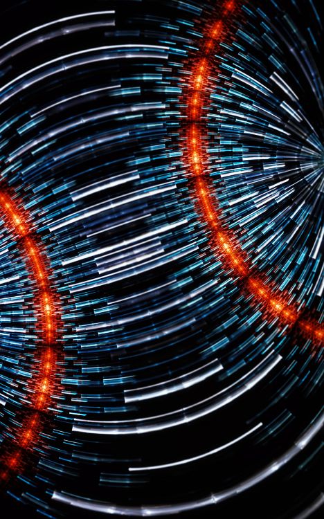 Rote Und Weiße Lichter in Der Zeitrafferfotografie. Wallpaper in 2400x3840 Resolution