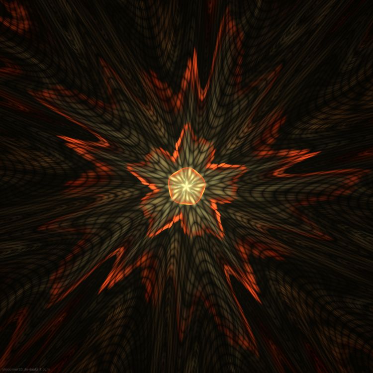 Ilustración Abstracta Roja y Negra. Wallpaper in 2000x2000 Resolution