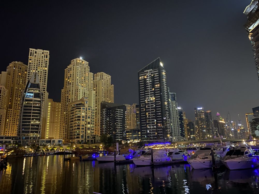 Dubai, Dubai Marina, Stadtlandschaften, Nacht, Tower Block. Wallpaper in 2048x1536 Resolution