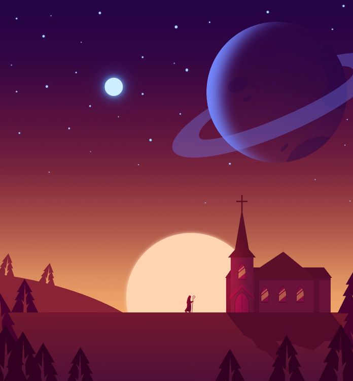 剪影, 光, 月亮, 气氛, 天文学对象 壁纸 3200x3448 允许