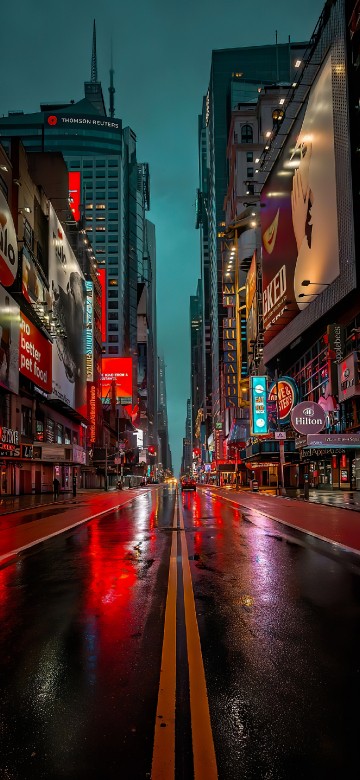 Image urban area, cyberpunk, skyscraper, art, cityscape