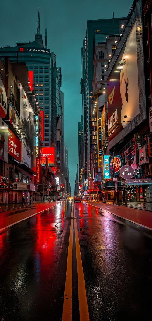 Image urban area, cyberpunk, skyscraper, art, cityscape