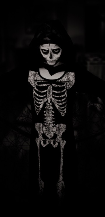 Image costume, black, skeleton, darkness, monochrome