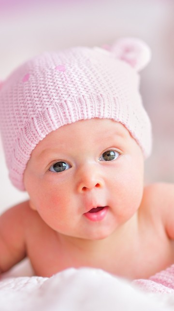 Image infant, child, pink, skin, girl
