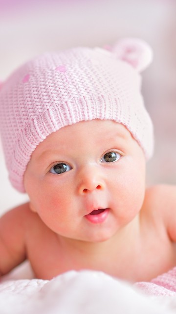 Image infant, child, pink, skin, girl