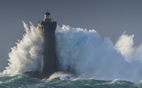 Image storm lighthouse, wind wave, storm, Lighthouse, sea