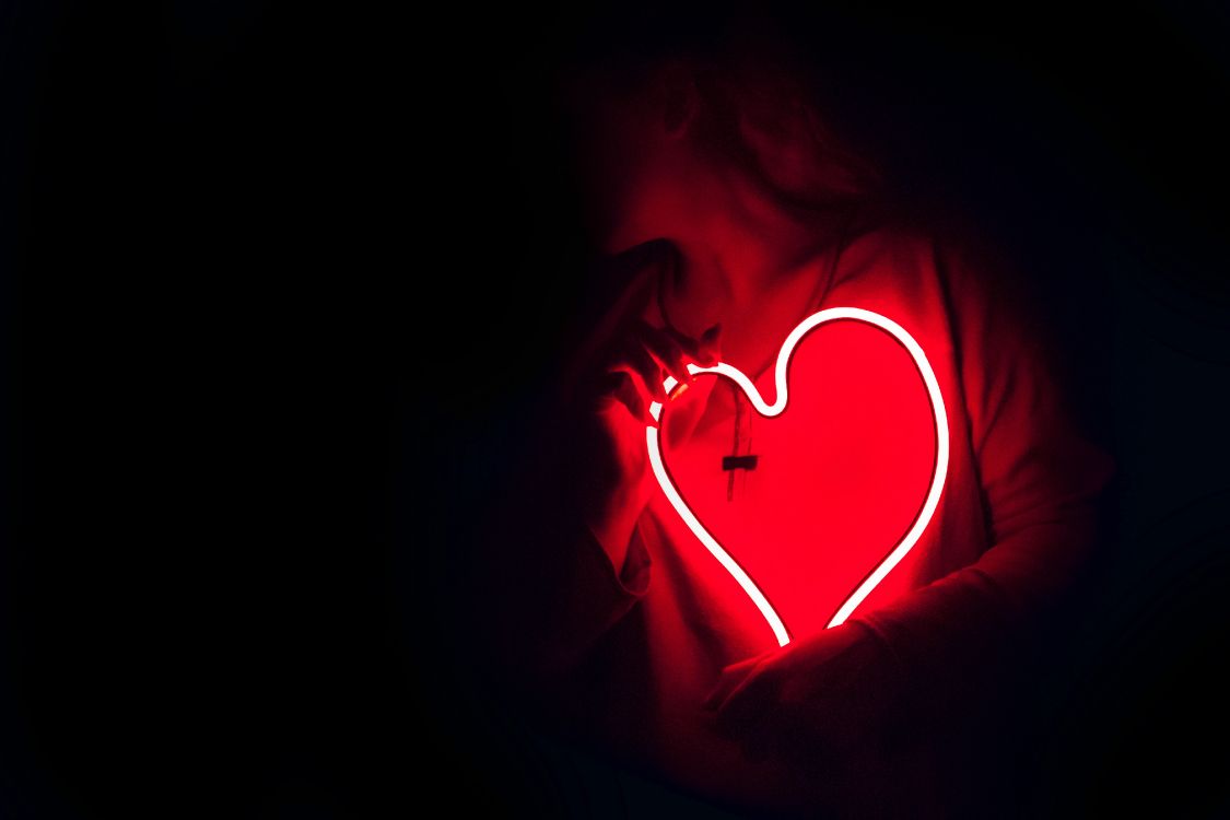 心脏, 红色的, 爱情, 光, 器官 壁纸 4272x2848 允许
