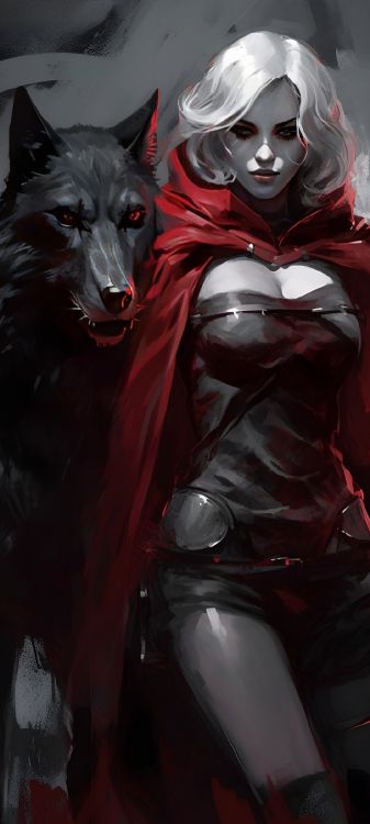 cosplay, little red riding hood, Narrative, wolf