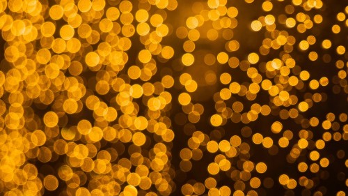 Image bokeh, yellow, orange, light, pattern