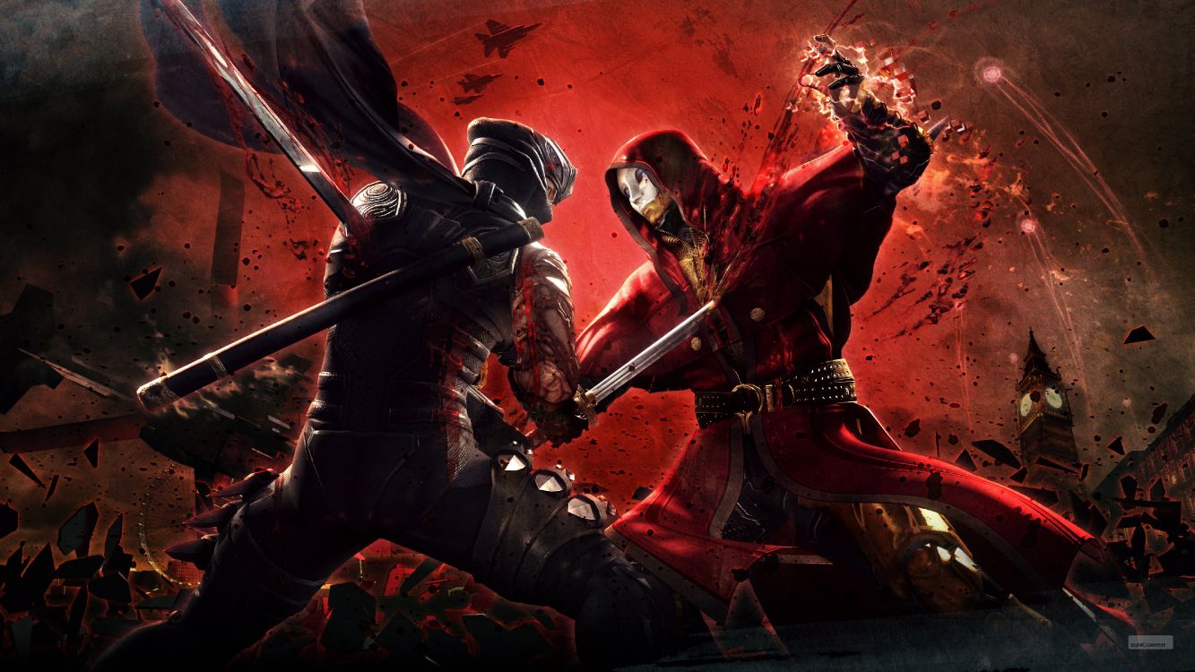 Ninja Gaiden 3 Rasierklinge, Ryu Hayabusa, Team Ninja, Dämonen, Pc-Spiel. Wallpaper in 4800x2700 Resolution