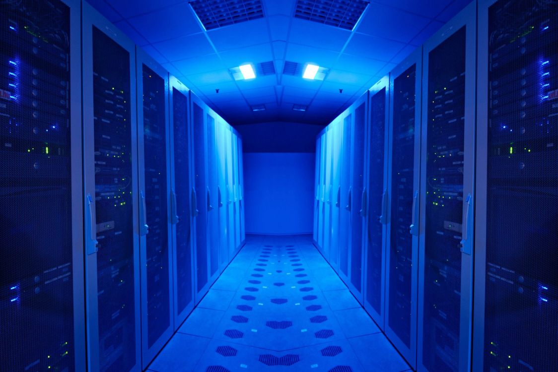 服务器机房, 数据中心, 信息技术, 光, 电蓝色的 壁纸 2560x1707 允许