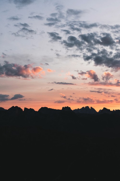 Image sunset, cloud, horizon, afterglow, dusk