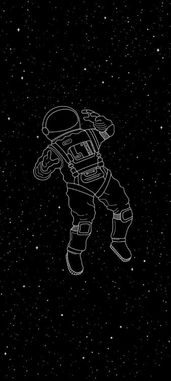 Astronauta, La Estética, el Espacio Exterior, Espacio, Traje Espacial. Wallpaper in 1440x3195 Resolution
