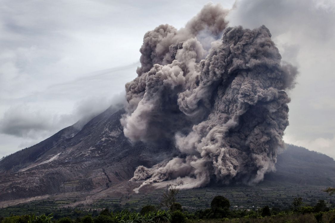 爆炸, 火山的地貌, 类型的火山爆发, 熔岩圆顶, 烟雾 壁纸 3000x2000 允许