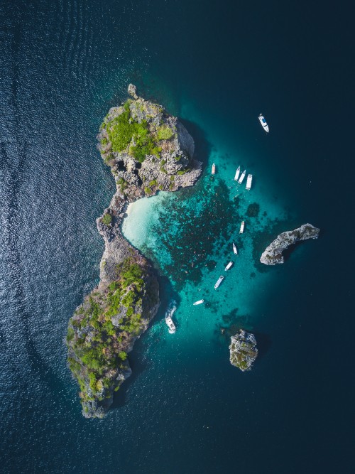 Image island, archipelago, coastal and oceanic landforms, world, earth