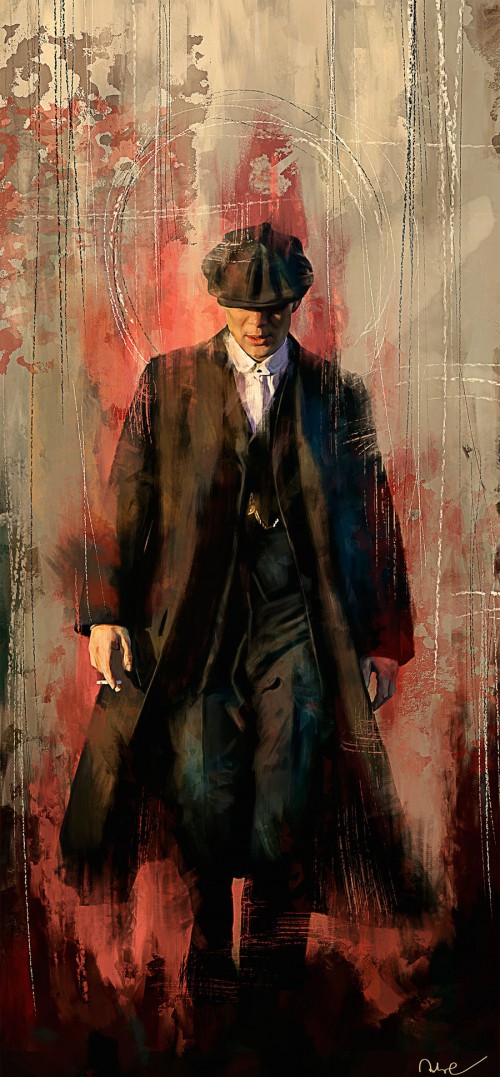 Image peaky blinders art, thomas tommy shelby, art, peaky blinders poster, painting