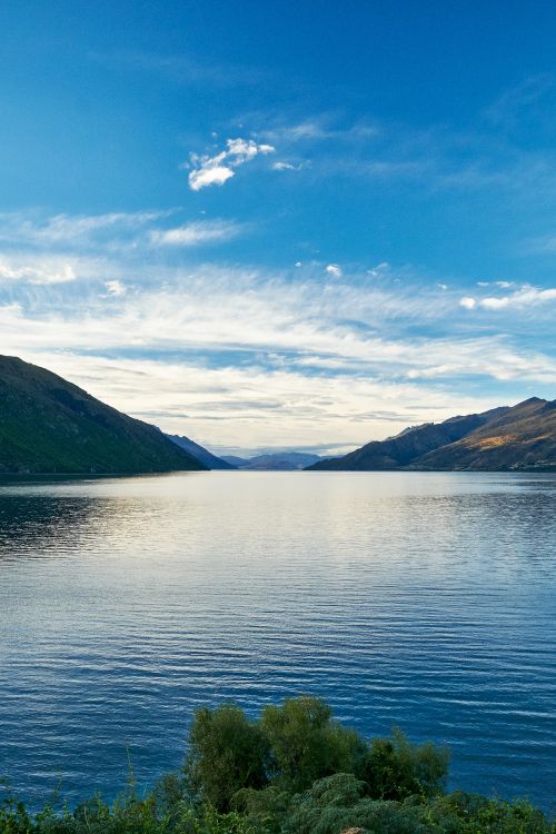 body of water, highland, nature, water, lake