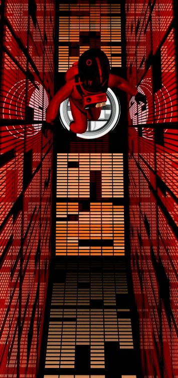 la Ciencia Ficción, Cartel, Cartel de la Película, Naranja, Rojo. Wallpaper in 1442x3042 Resolution