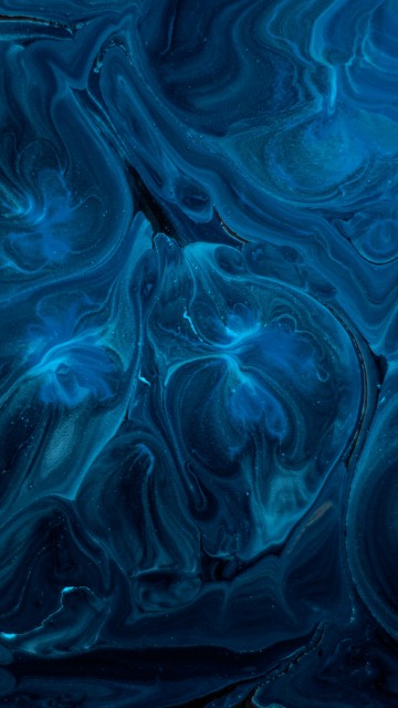 Image blue and black abstract painting