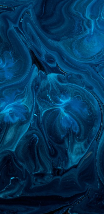 Image blue and black abstract painting
